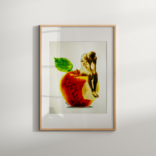 Giant Bite – Watercolor Art Print