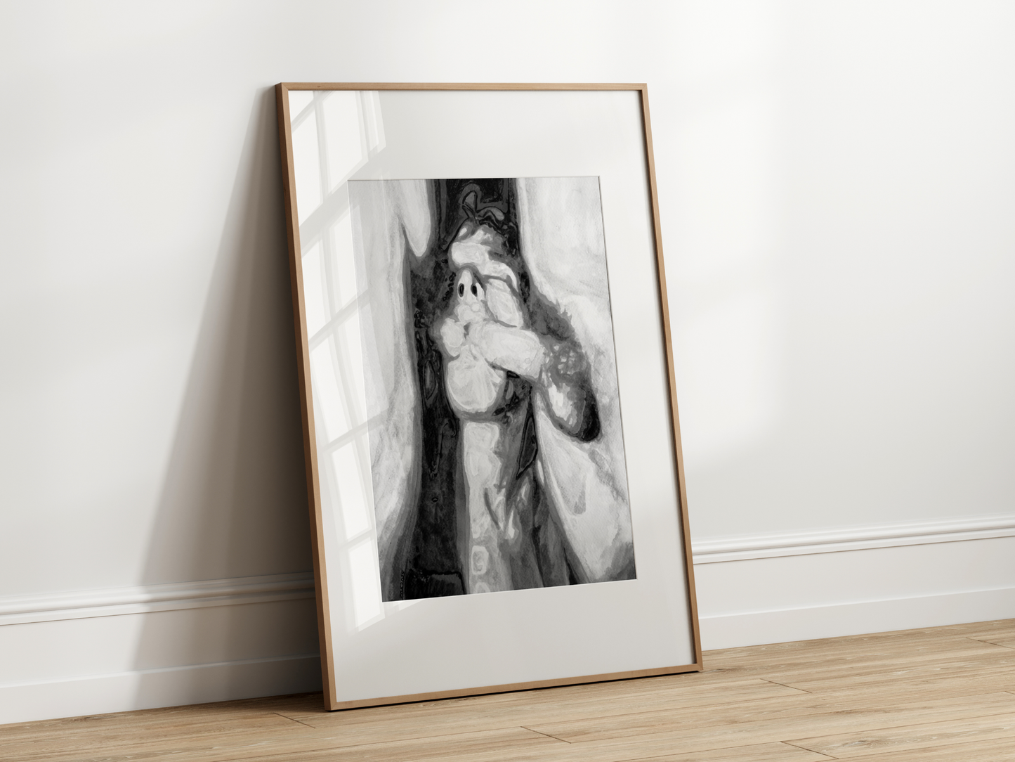 Limited Edition Gay Abstract Black and White Art Print, Bold Sensual Expression, Perfect LGBTQ Gift for Gay Couples & Modern Décor, Mature