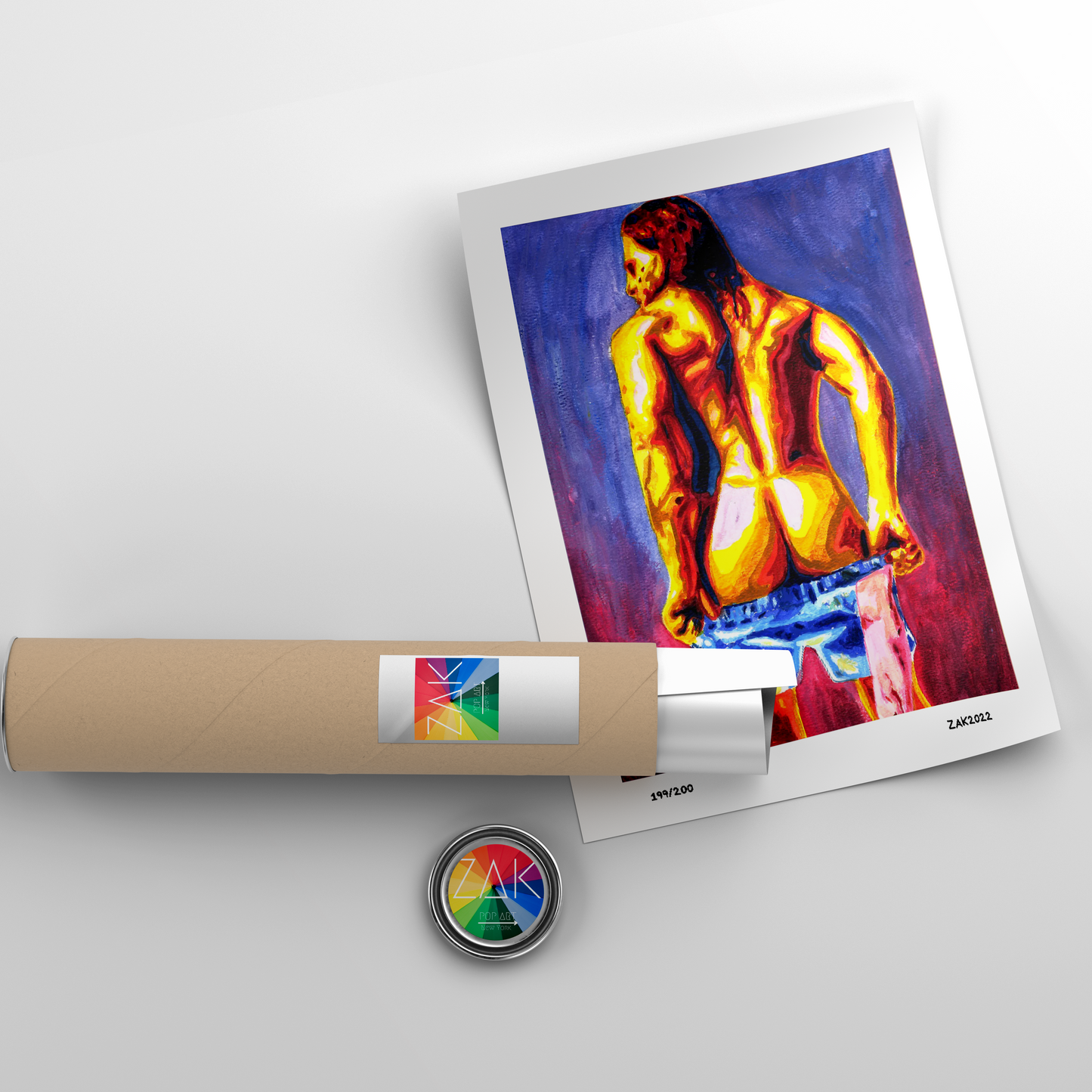 gay artwork male butt | naked men | erotic wall art | homoerotic tension | male nude | lgbt painting | unique gifts for couples