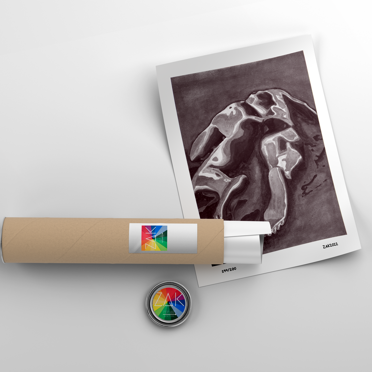 gifts to get a guy friend for christmas homoerotic gay art print | watercolor erotic paintings | male figure | black and white Print