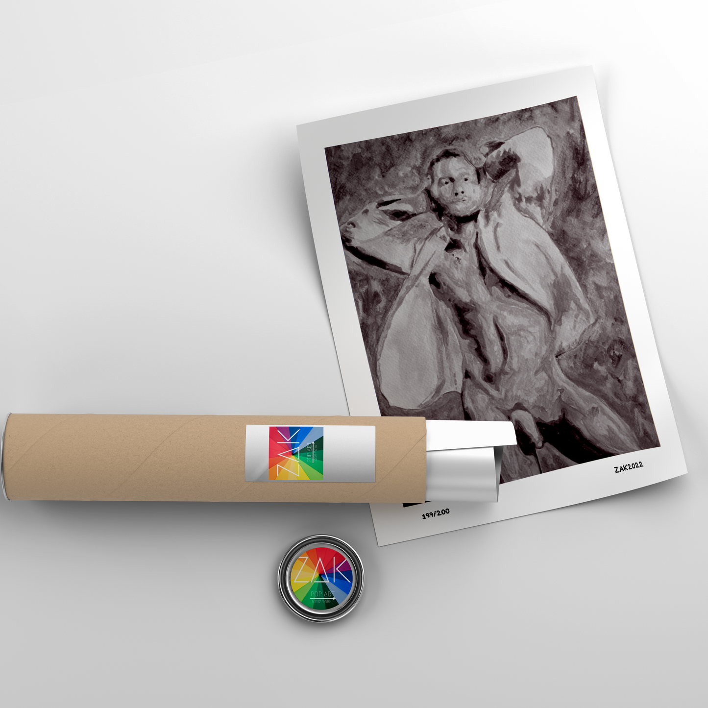Gay Male Art queer artist nude male prints | black and white painting modern | gay art | homoerotic men | present for married couple