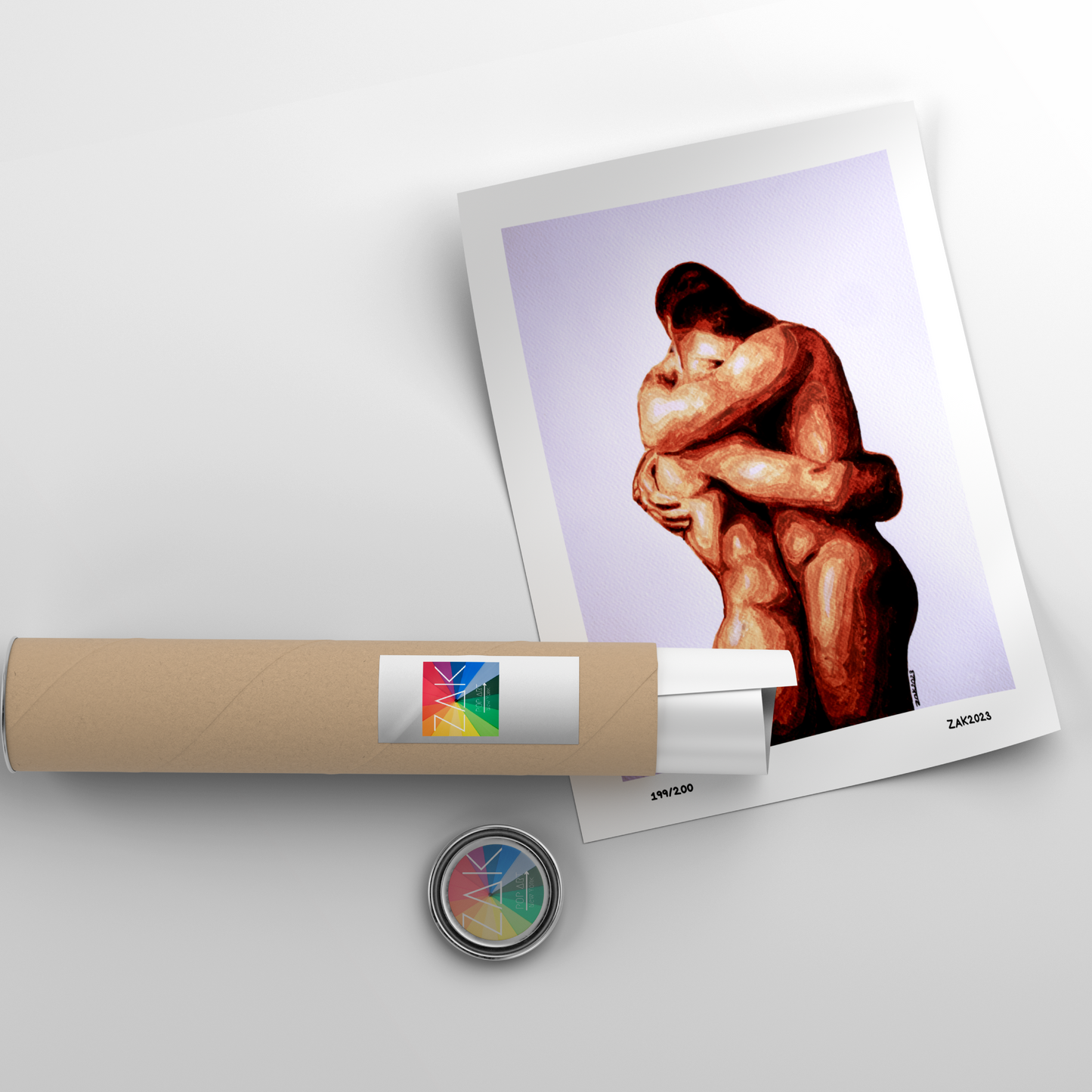 Couple Art Print | Same Sex Couple Gift | Same Sex Marriage | Same Sex Engagement | Engagement Party Gift | Gay Art Print