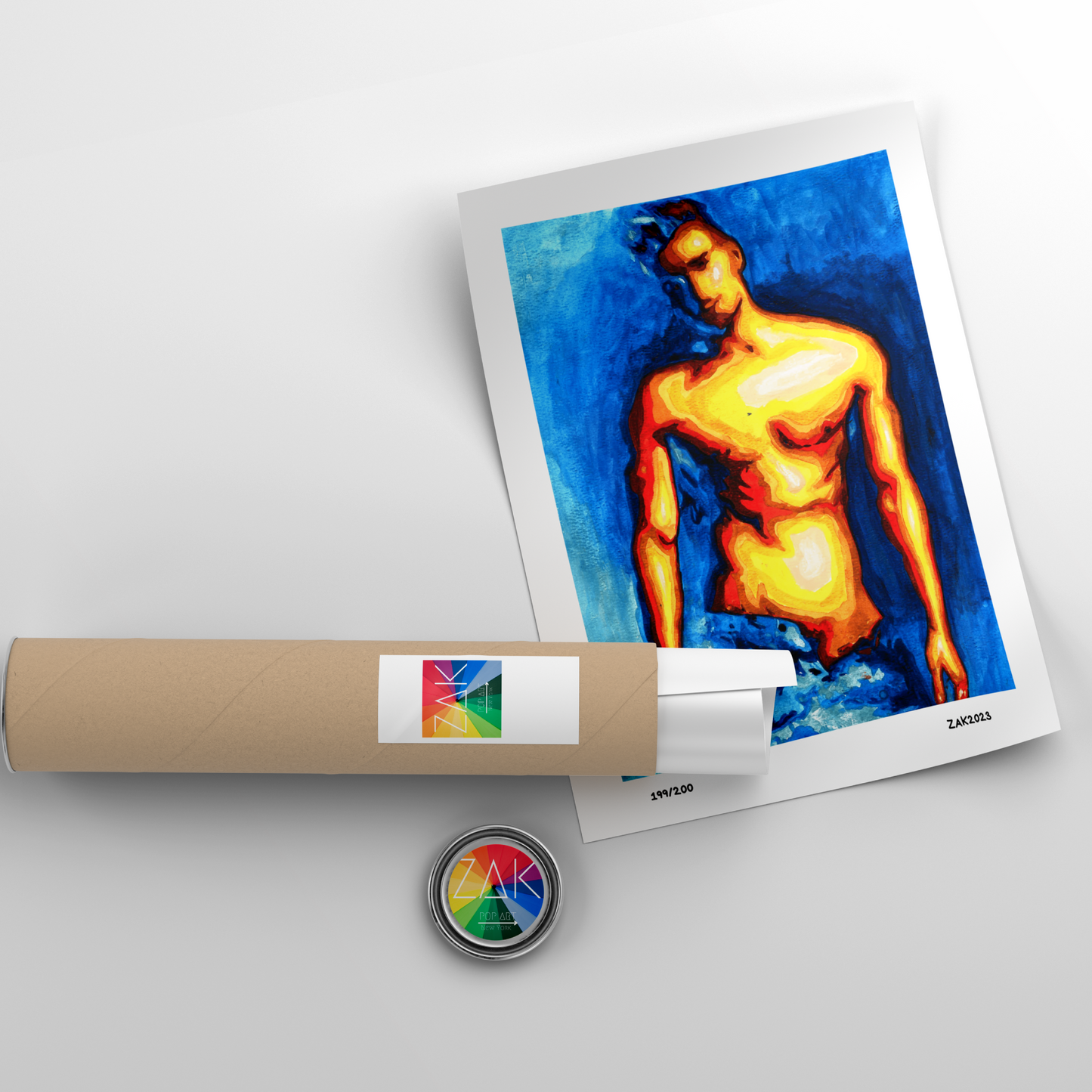 gay art watercolor print | queer art Naked male | sexy gifts for him |drawing of friends