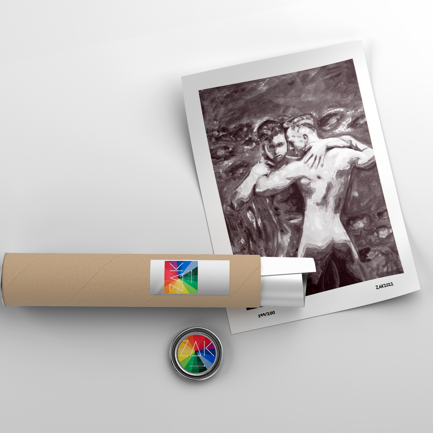 homoerotic art erotic black and white print | Engagement Party Gift | gay male love | couples gift | gay artwork | naked man | LGBT Art