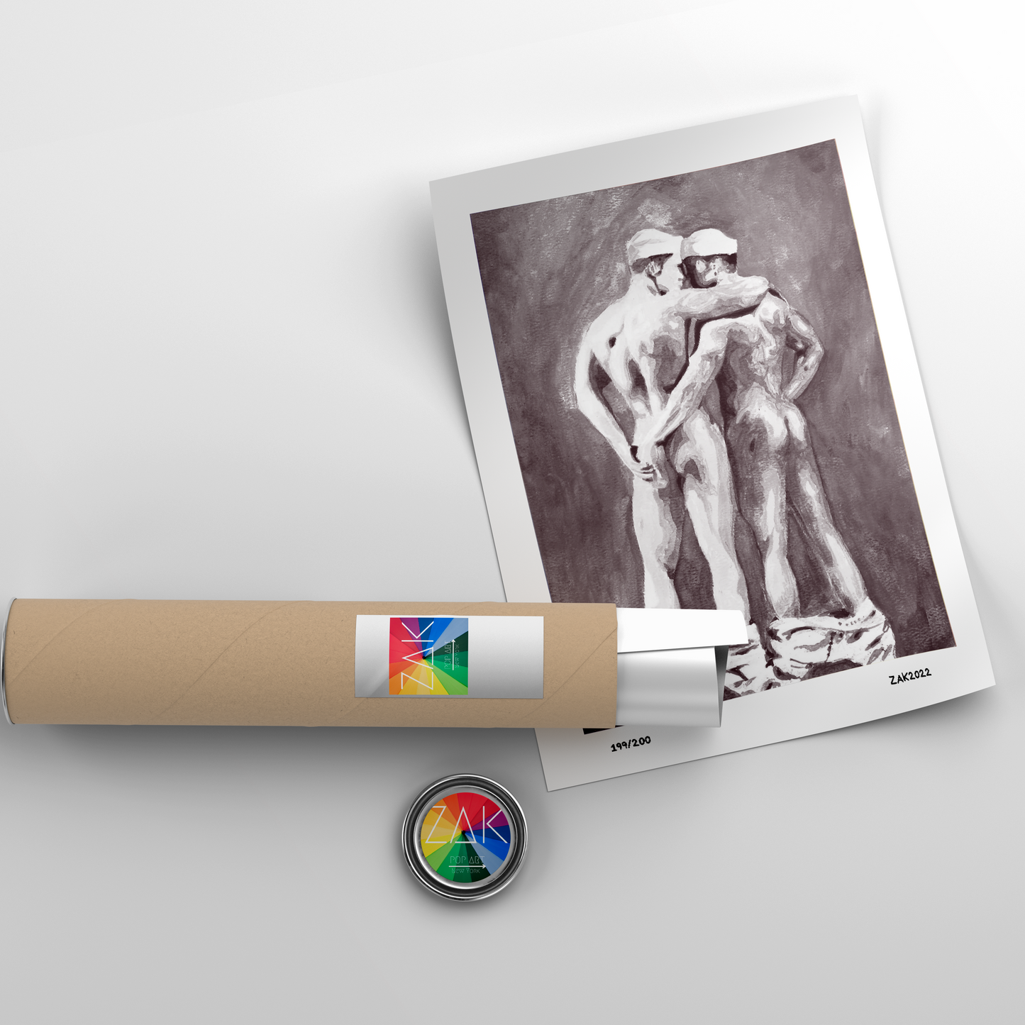 Gay Man Art homo print | gay artwork | risque art prints | nude man | male butt | black and white print for sale online | adult painting
