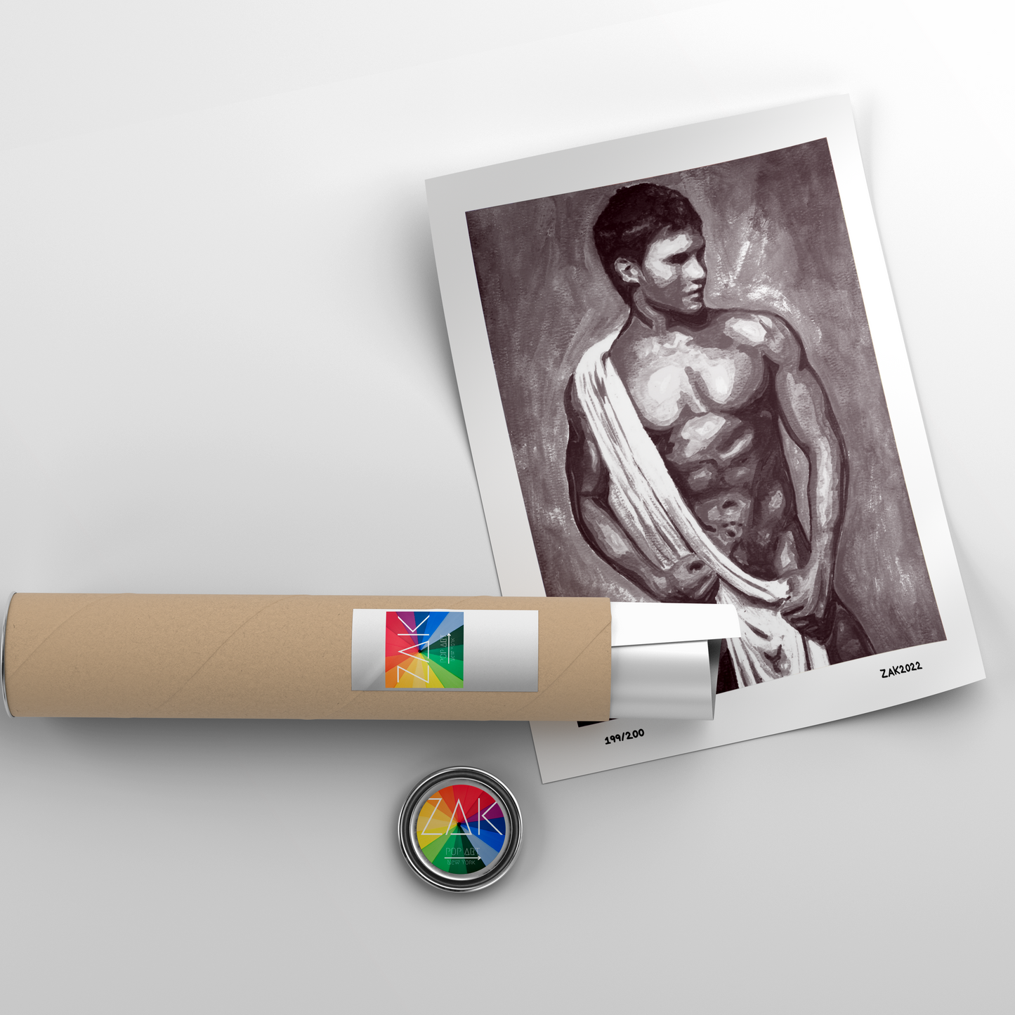 gay male art prints homoerotic wall hanging | male figure painting | black and white | male erotica art | gay male art | queer wall hanging