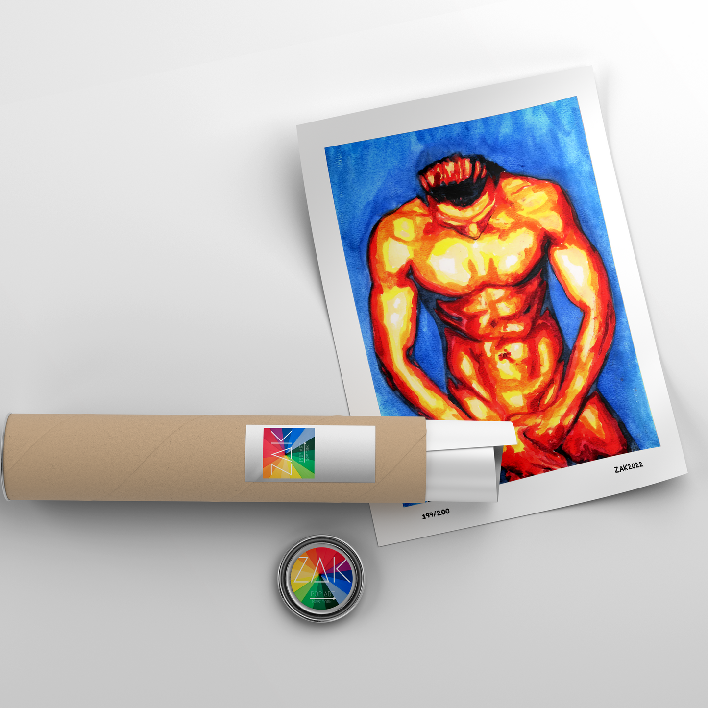 erotic wall art.erotic painting large male underwear | gay art | nude male art | male swimmer | homoerotic drawing | couples gift