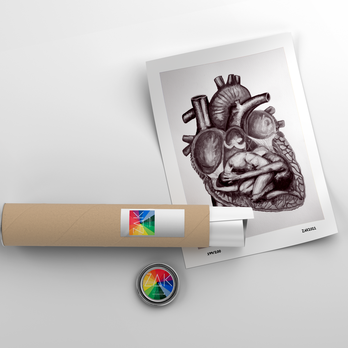 This gay art print of Heart with Couple inside Print Medical Poster Cardiologist Gift idea Cardiology Decor Medical School Wall Art Medical Decor Heart Poster
