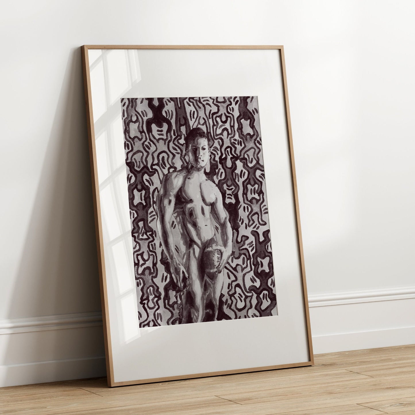 Keith Haring Style (B&W)