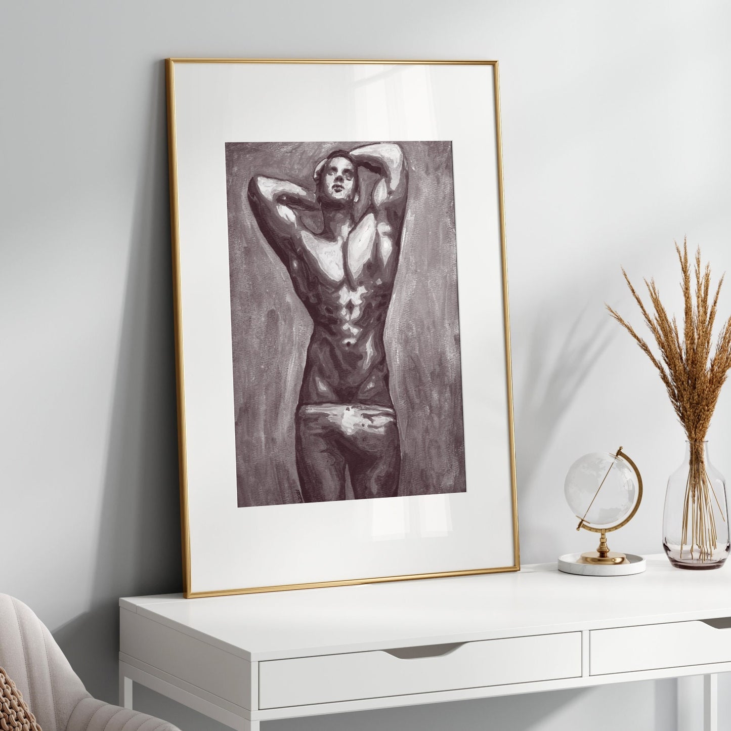 Male form (B&W)
