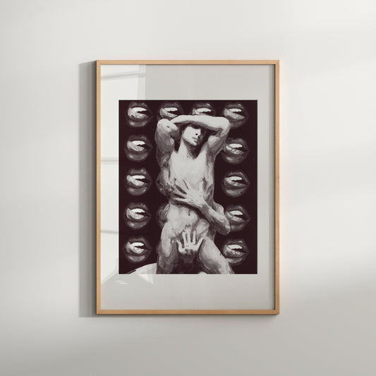 pleasure prints gay art print