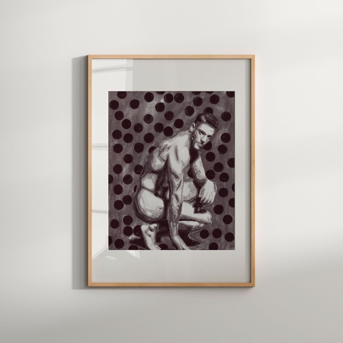 Black dots (B&W)