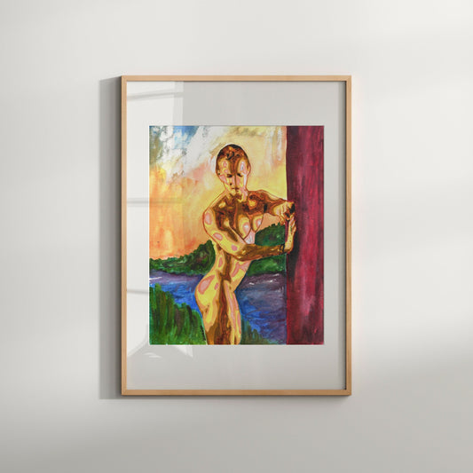 Human Body Art lgbt art gay artwork naked male figure