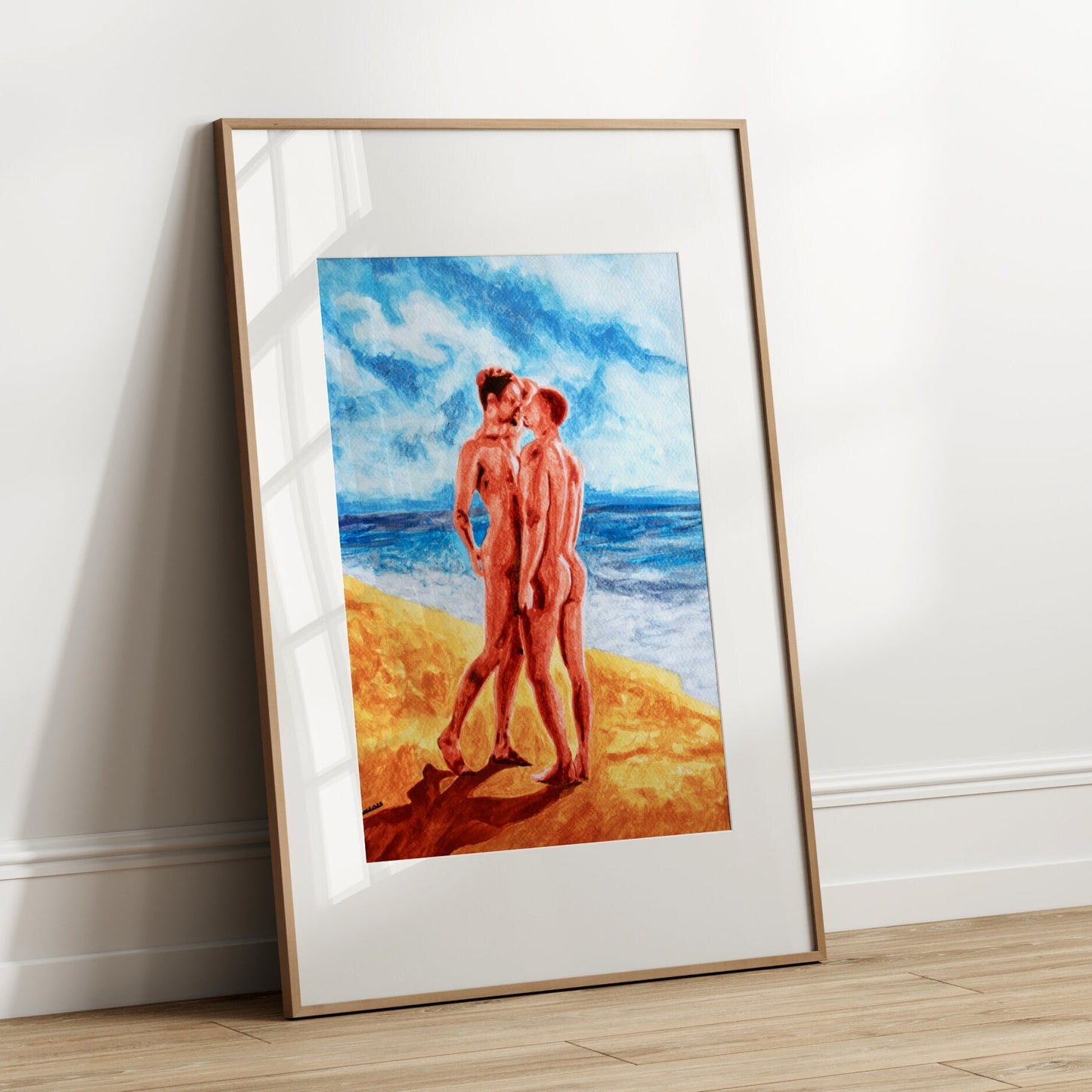 Kiss on the beach
