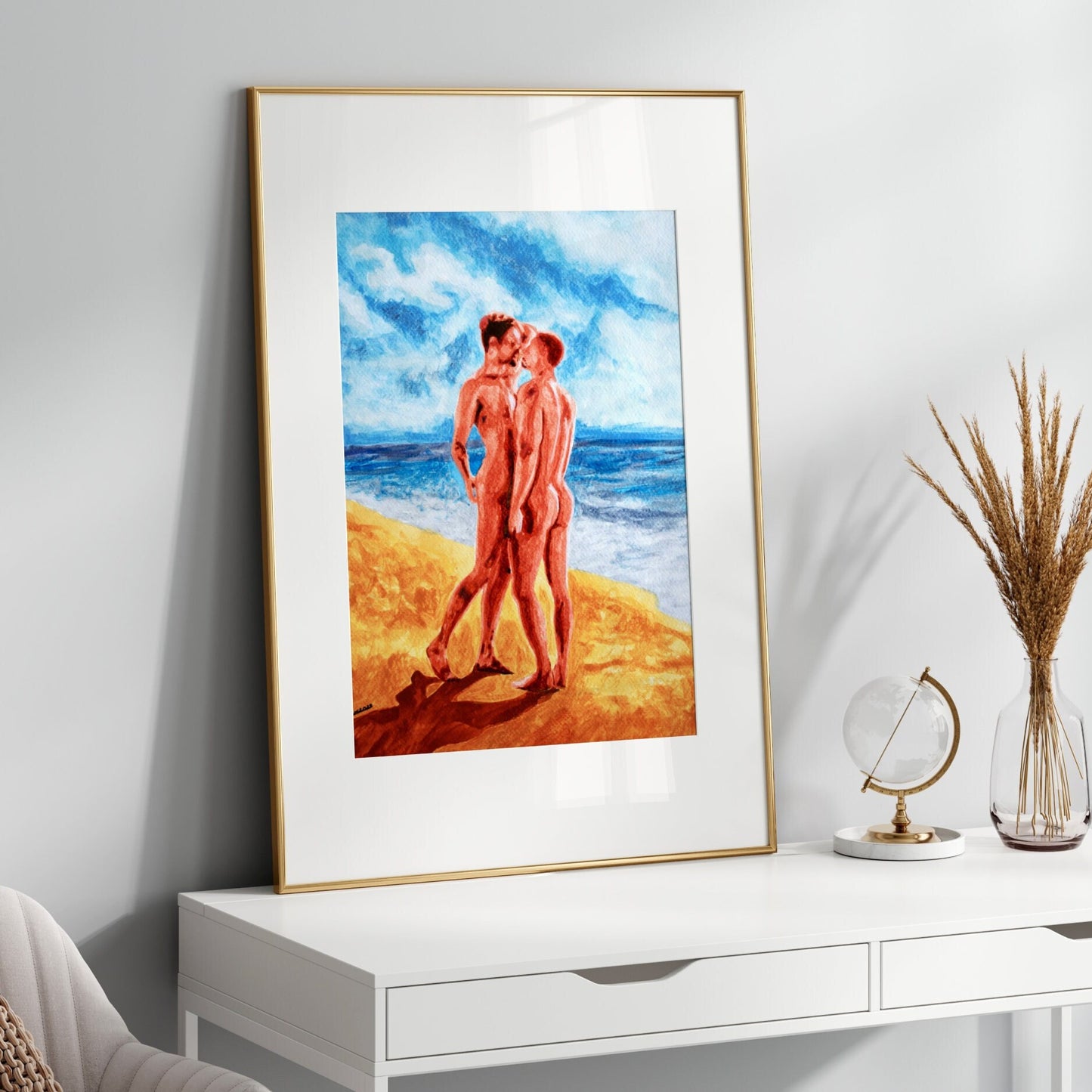 Kiss on the beach