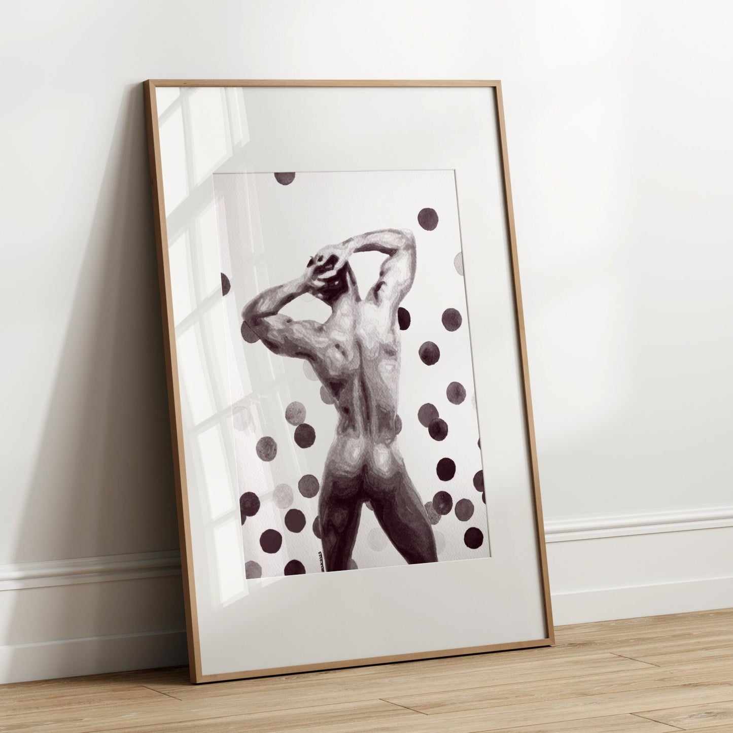 Butt with Polka Dot (B&W)