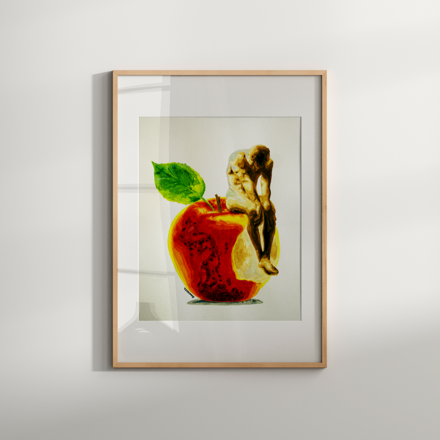 Giant Bite – Watercolor Art Print