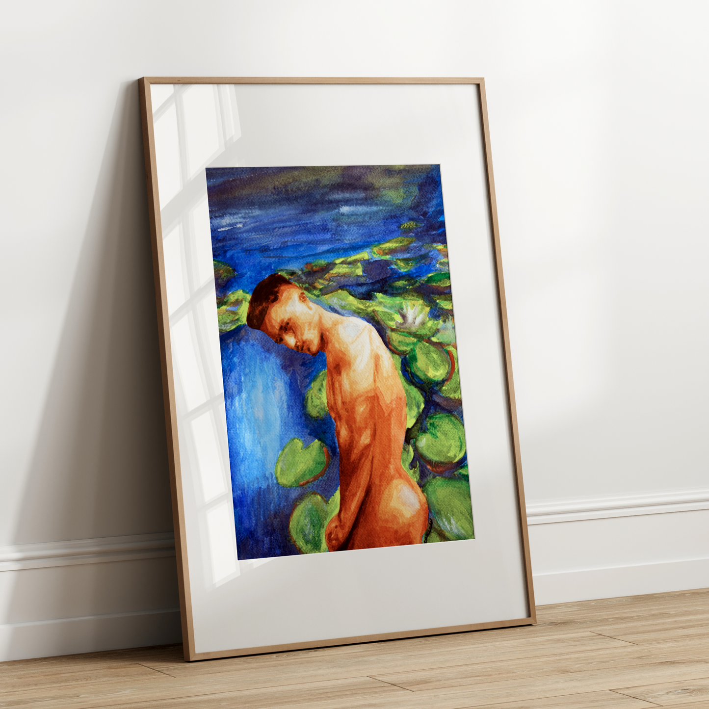 Gay Nude Male at Lily Green Pond