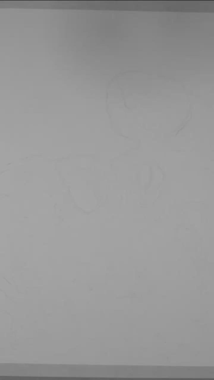 Black and white watercolor of two men, one gazing upward toward another’s body. A minimalist and sensual LGBTQ+ artwork by Zak Pop Art.