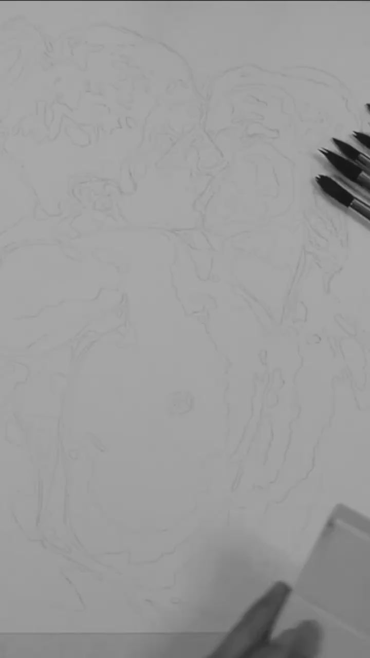 time lapse gay couple kissing in black and white by Zak Pop Art


