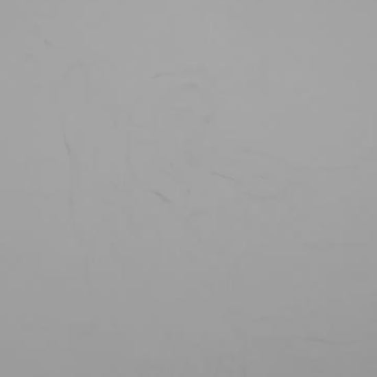 Black and white watercolor painting of a muscular nude man standing by the ocean, flexing his arms behind his head. The silhouette contrasts with a softly textured sky and sea, conveying queer strength, calm, and confidence.