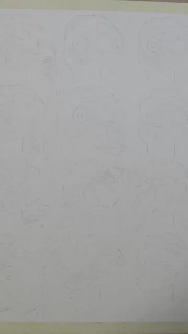 The video displays a striking piece of art titled "Lips Biting Bullets," which features a nude male figure in a dynamic, erotic pose. The figure is depicted with exaggerated, glossy lips that seem to be biting or kissing other lips, creating a sense of movement and action.