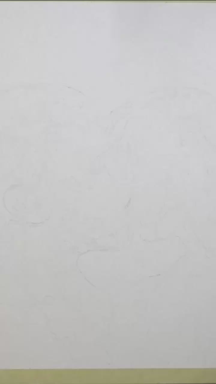 A  watercolor art video featuring a gay couple kissing, with red and white tones predominating.
