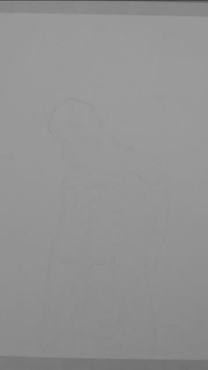 Black and white watercolor painting of a proud nude man with a defined body, facing the sky, symbolizing queer strength, liberation, and timeless beauty. Original Zak Pop Art.