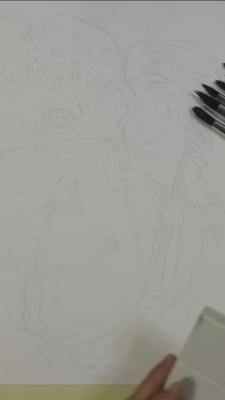 Gay Couple Kissing Watercolor video by Zak Pop Art