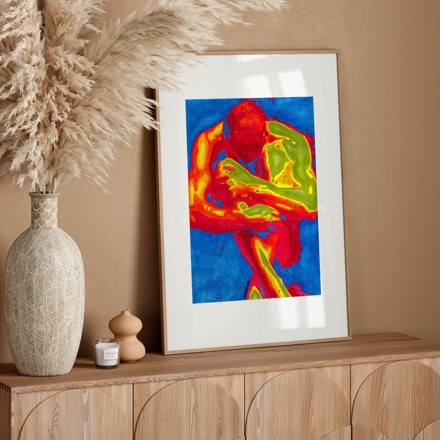 Abstract | Gay nude art Print